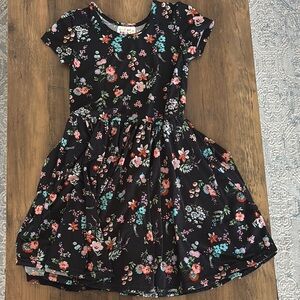 Dot Dot Smile Pink and White Fit and Flare Dress Casual